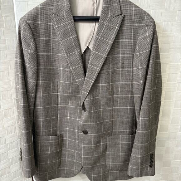Jos. A. Bank Gray Windowpane Sport Coat - Picture 1 of 6